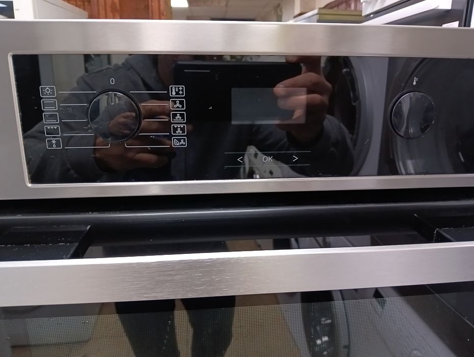 Иноксова печка за вграждане с керамичен плот Miele 24 м.гаранция!