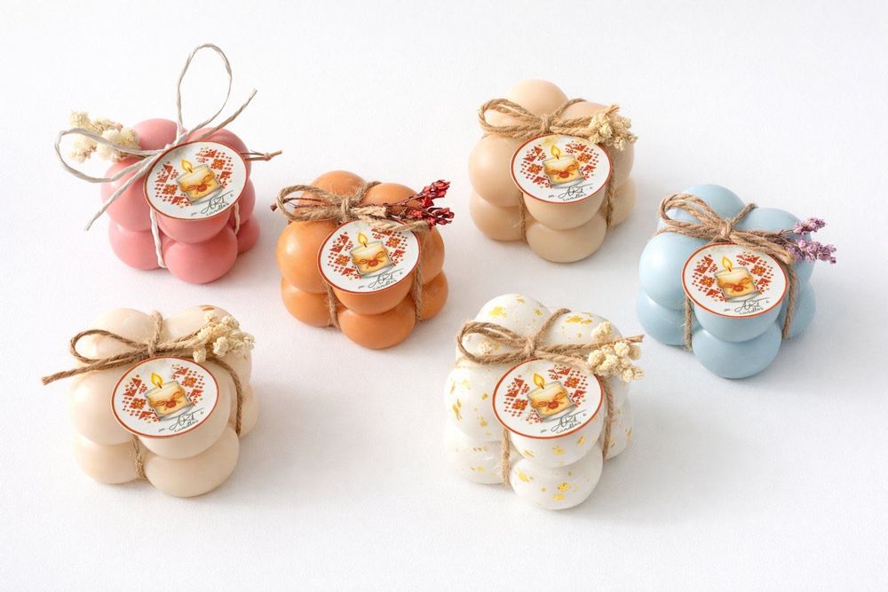 Соева Ароматна свещ, подходящ подарък за гости