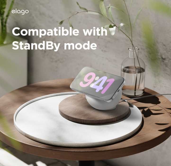 Suport MagSafe Elago MS2 iPhone - Design Sferic, NOU