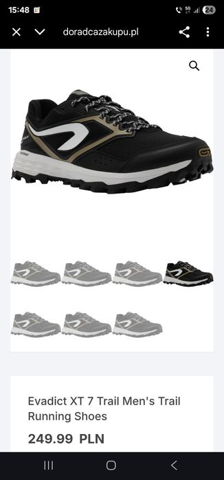 Evadict XT 7, papuci de alergat/trail 43