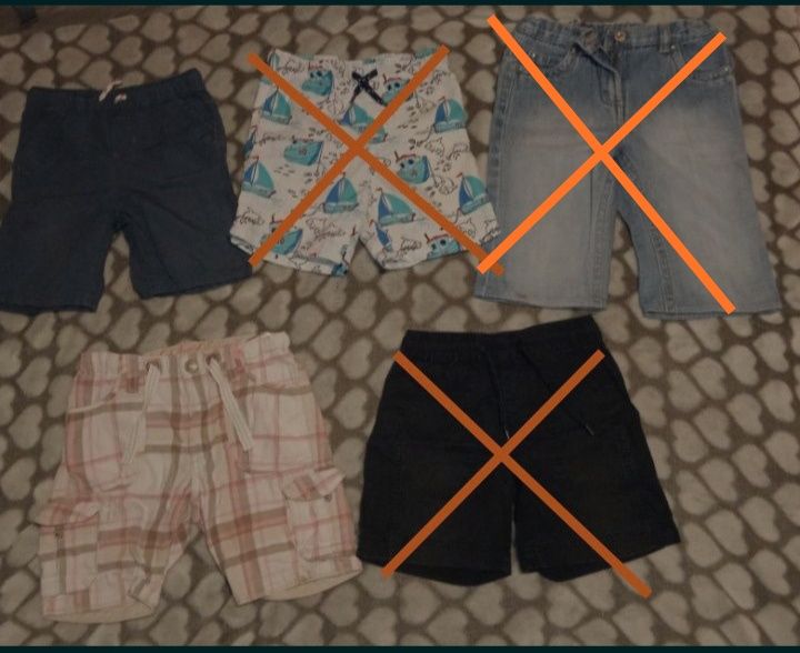 Lot pantaloni scurti 98 si 104
