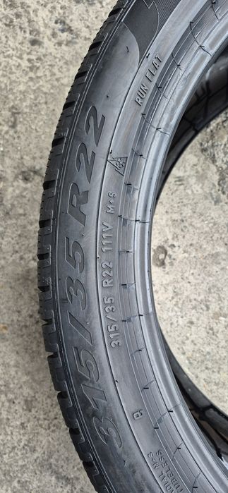 4 anvelope iarna RFT Pirelli,fata 275/40/22,spate 315/35/22.Pret/buc.