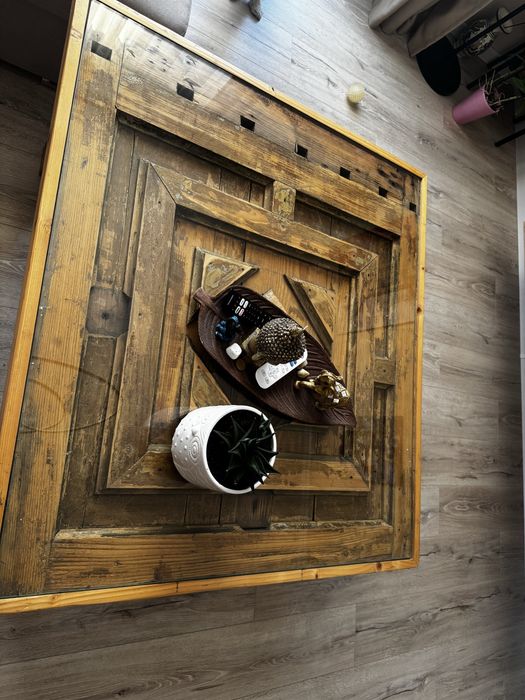 Vand masa lemn masiv living