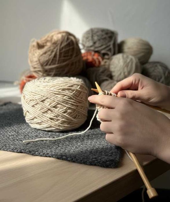 вълнена немска прежда на кълбета 1.5 кг