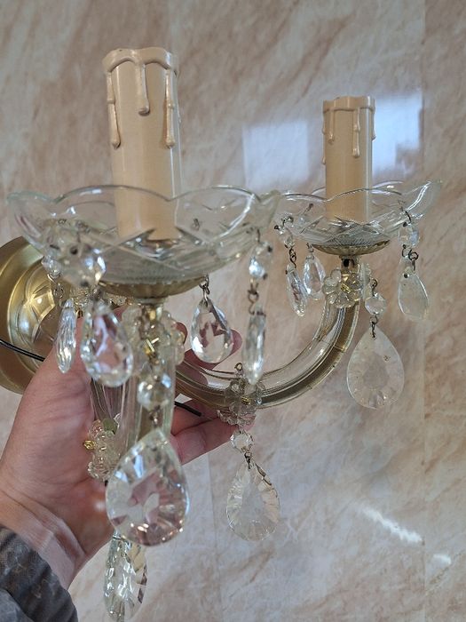 Чифт кристални аплици