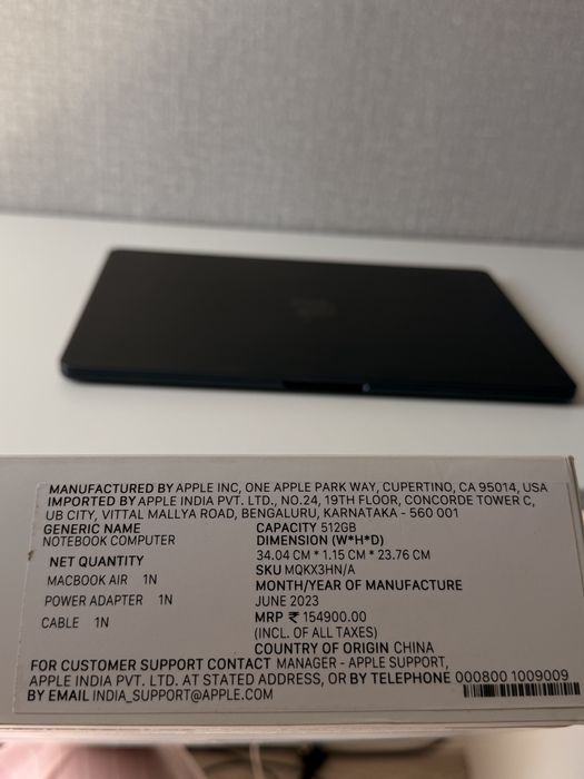 MacBook Air 15" M2 / 8GB / 512GB