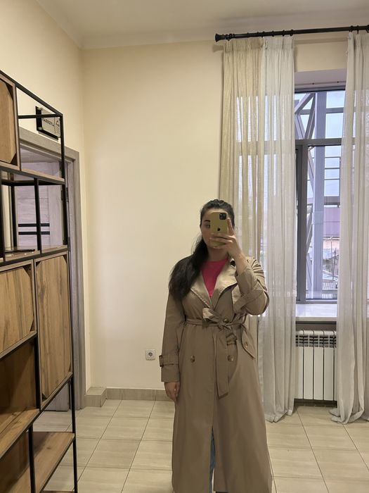 Тренч весенне-осенний демисезонный