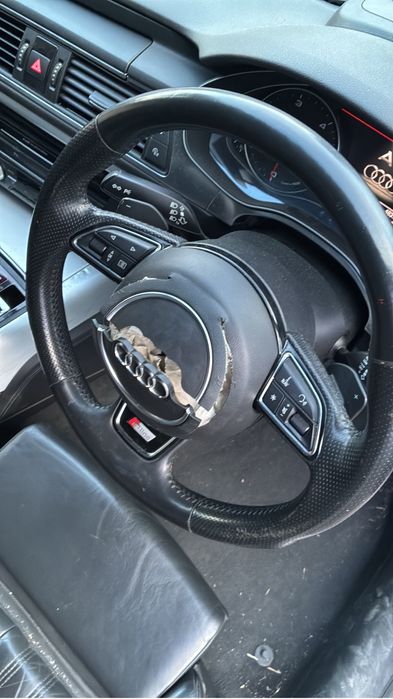 Volan piele S-LINE Audi A7 4G( comenzi si padele ) An 2010-2018