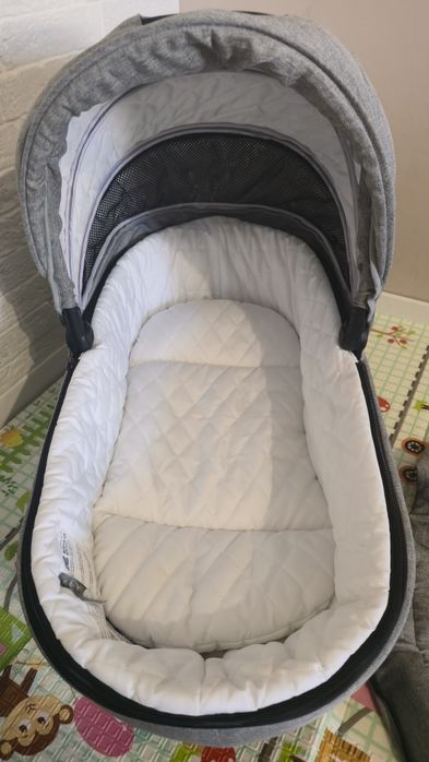 Комбинирана бебешка количка 3 в 1 KikkaBoo - Irene, Light Grey