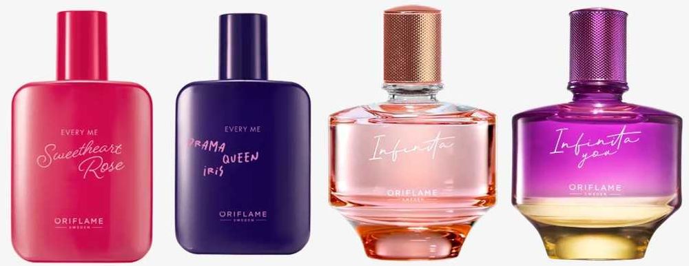 ORIFLAME - Divine, Love Potion, Giordani, Eclat, Amber Elixir