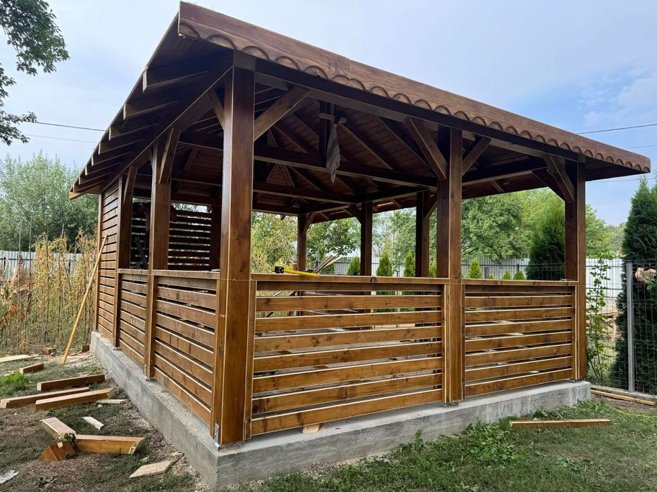 Construim foisoare terase si pergole la comanda