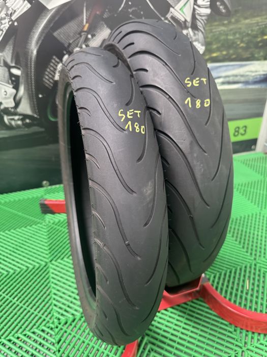 Set anvelope Moto 100 80 17 si 140 70 17 Michelin Pilot Street 2023 Cauciuc Fata spate Set180