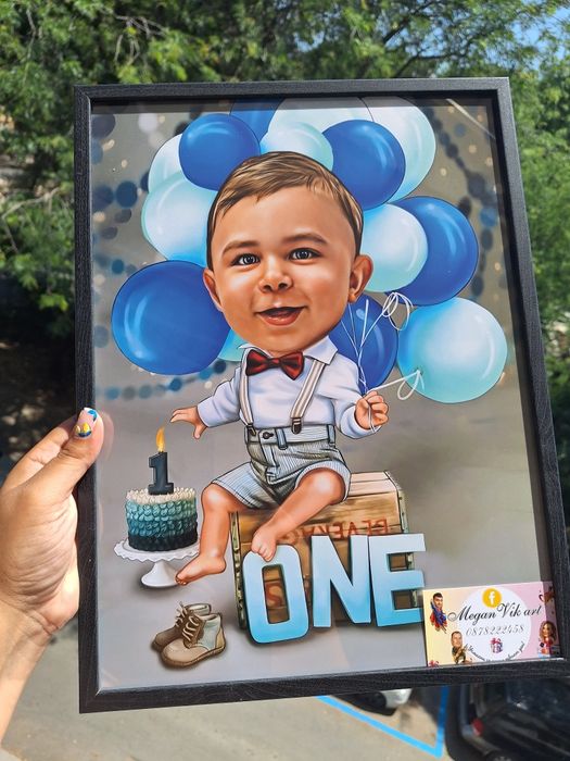 Дигитална  карикатура,портрет или постер