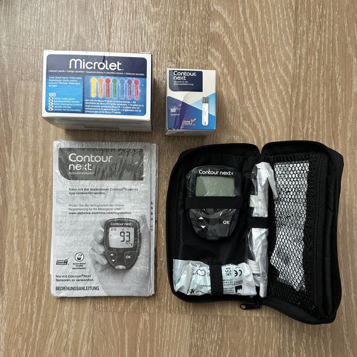 Глюкометр Contour next + microlet. Оригинал.