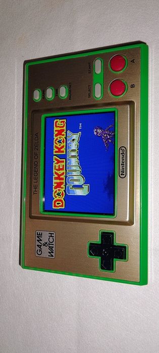 Verde intens cu backlight Nintendo game and watch