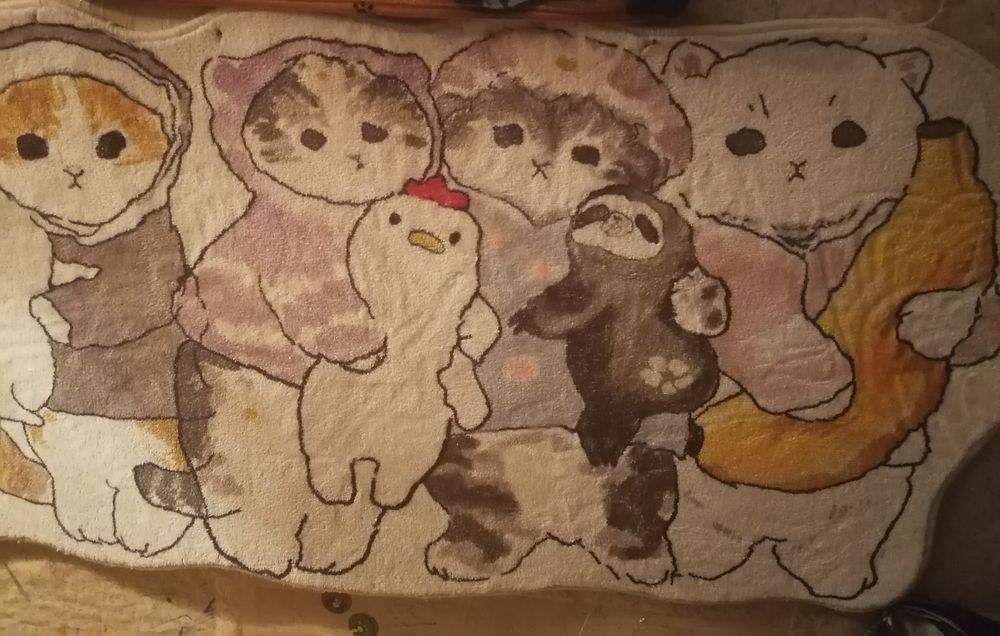 Коврик котята 60*140 бу
