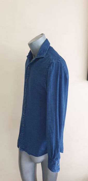 POLO Ralph Lauren Indigo Cotton Mens Size S ОРИГИНАЛ!  Мъжка Риза!