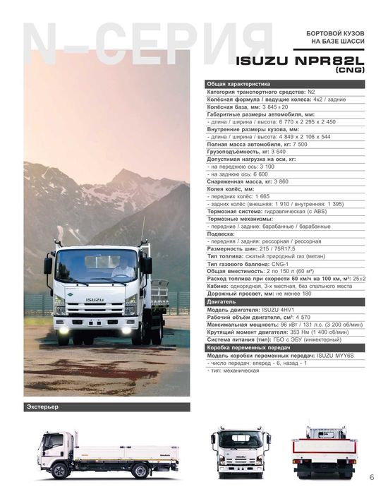 ISUZU NPR82L CNG Bortli kuzov