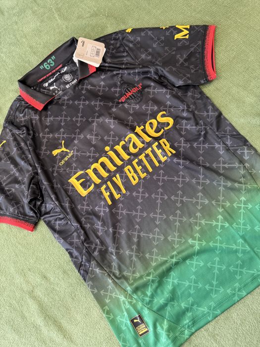 Tricou Ac Milan x Off White x Puma S nou new