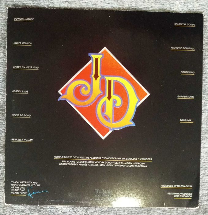 Грамофона плоча John Denver. 1979, RCA