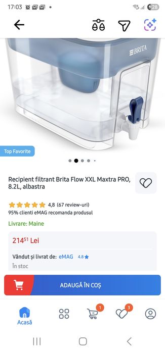 Rezerzor Brita Flow 8.2 l