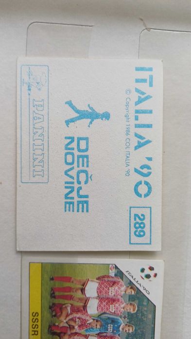 Panini Decje Novine Echipe Italia 1990