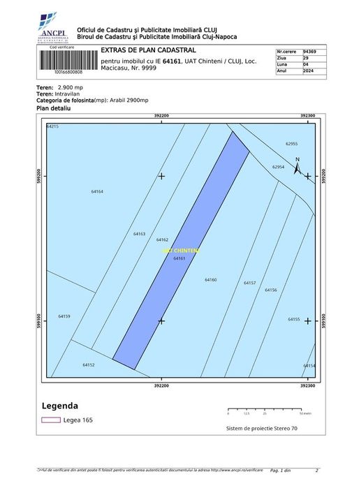 Vând 2 terenuri intravilane, Cluj – Pădureni & Măcicașu