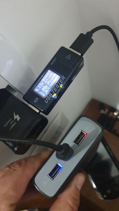 Modul baterie externa telefon fast charge usb c