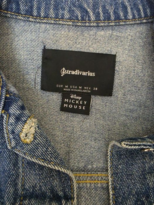 Синяя джинсовая куртка Stradivarius