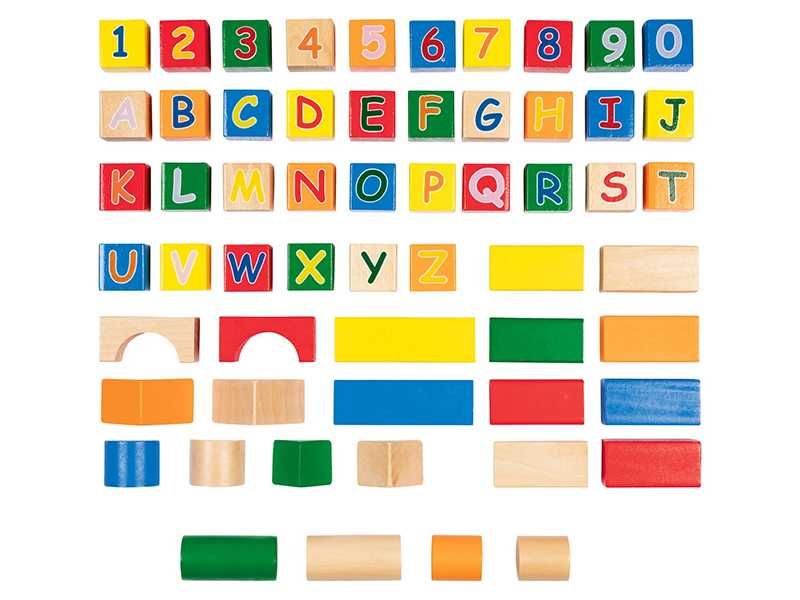 НОВИ! Конструктор дървени блокчета различни модели