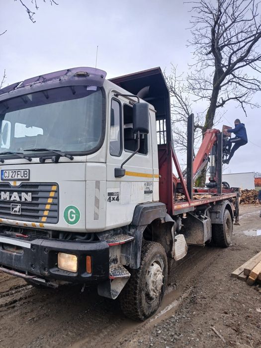 Anunț vânzare MAN Forestier 19.363 4x4 cu macara