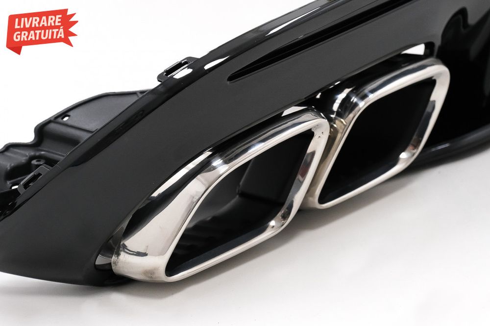 Difuzor Mercedes C-Class W205 S205 (2014-2020) C63S Design cu Ornament