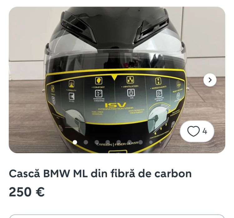 Casca jet BMW , casca STORMER