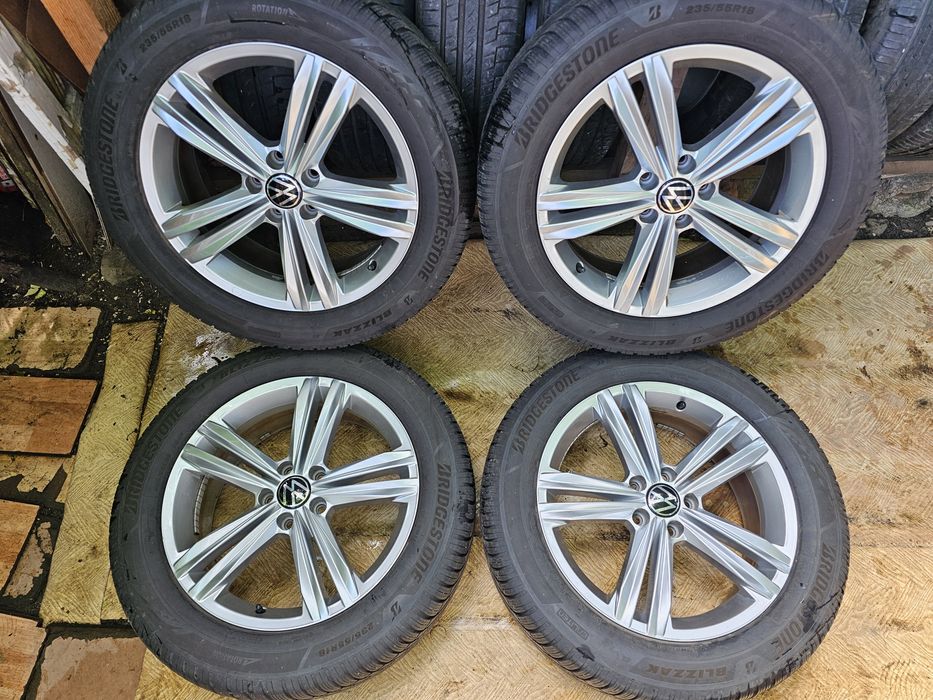 Jante aliaj 18"Model R " Volkswagen/Skoda/cu anvelope  235/55/18