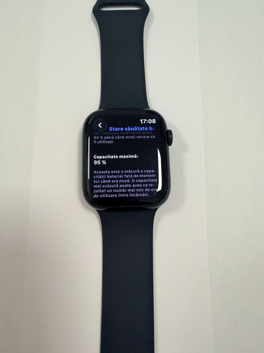 Apple watch seria 9 45 mm cu cartela SIM si GPS