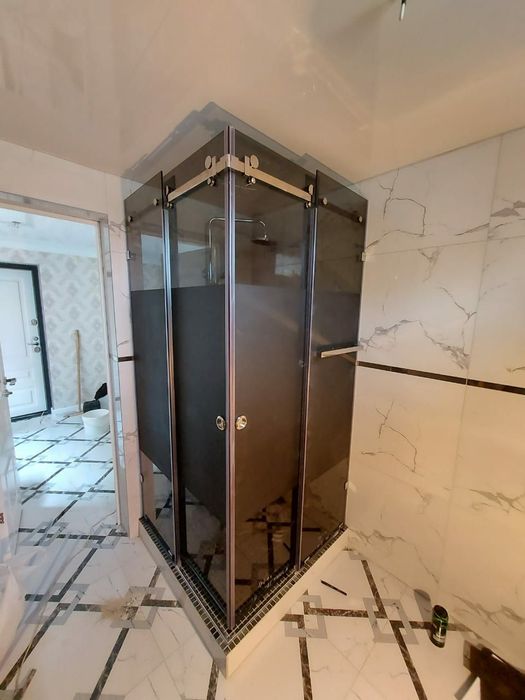 Установка душевых кабин на заказ