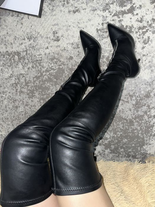 Ботфорты каблуки женские