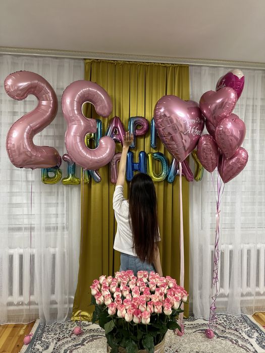 Цветы шарики бағасын келісеміз