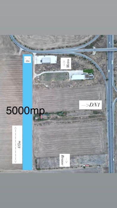 Teren de vanzare langa Metro Ploiesti-5000mp
