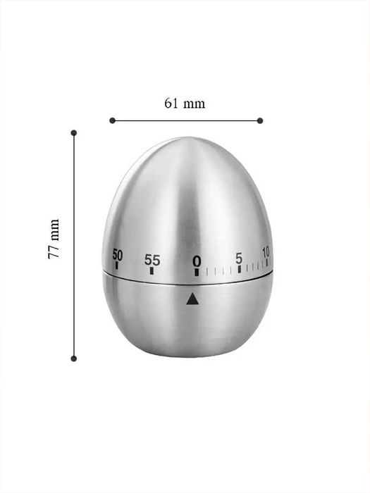 Таймер кухонный металлический Яйцо