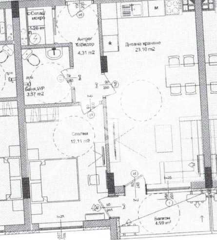 Двустаен апартамент в Айтос 65851