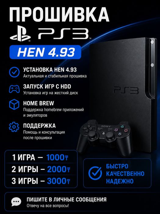 Прошивка Ps3 HEN 4.93