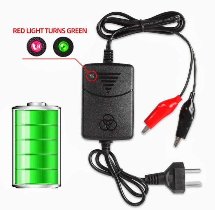 Încărcător Redresor Smart 12V 1.3A baterie 12 Volti Plumb Acid Nou