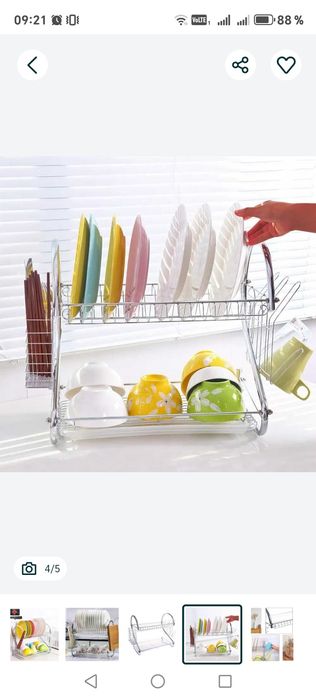 Сушилка для посуда полка этажерка idish sushilka доставка бесплатная