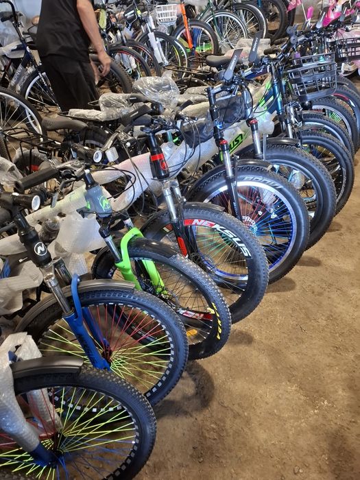 РАСПРОДАЖА...20 i 24 razmeri velosipedi pradayom