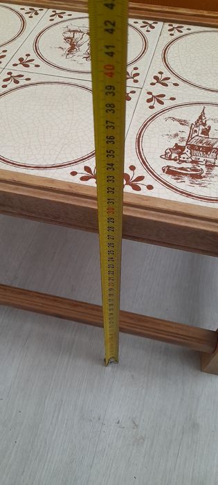 Старина масивна масичка плот от плочи