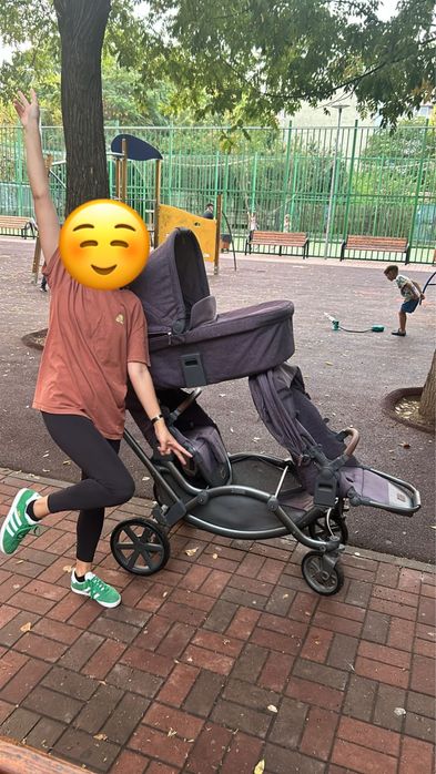 Carucior dublu zoom abc