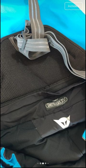 Pantaloni schi Dainese Dermizax EV cu protecție lombara unisex,mărime L, stare foarte buna