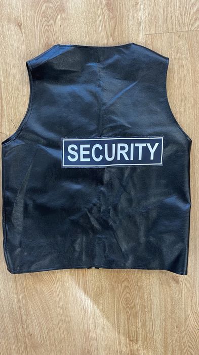 Кожанная жилетка Security