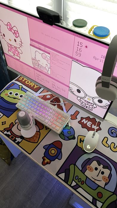 Продаю игровой пк, белый сетап